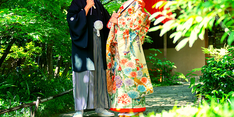 kimono wedding