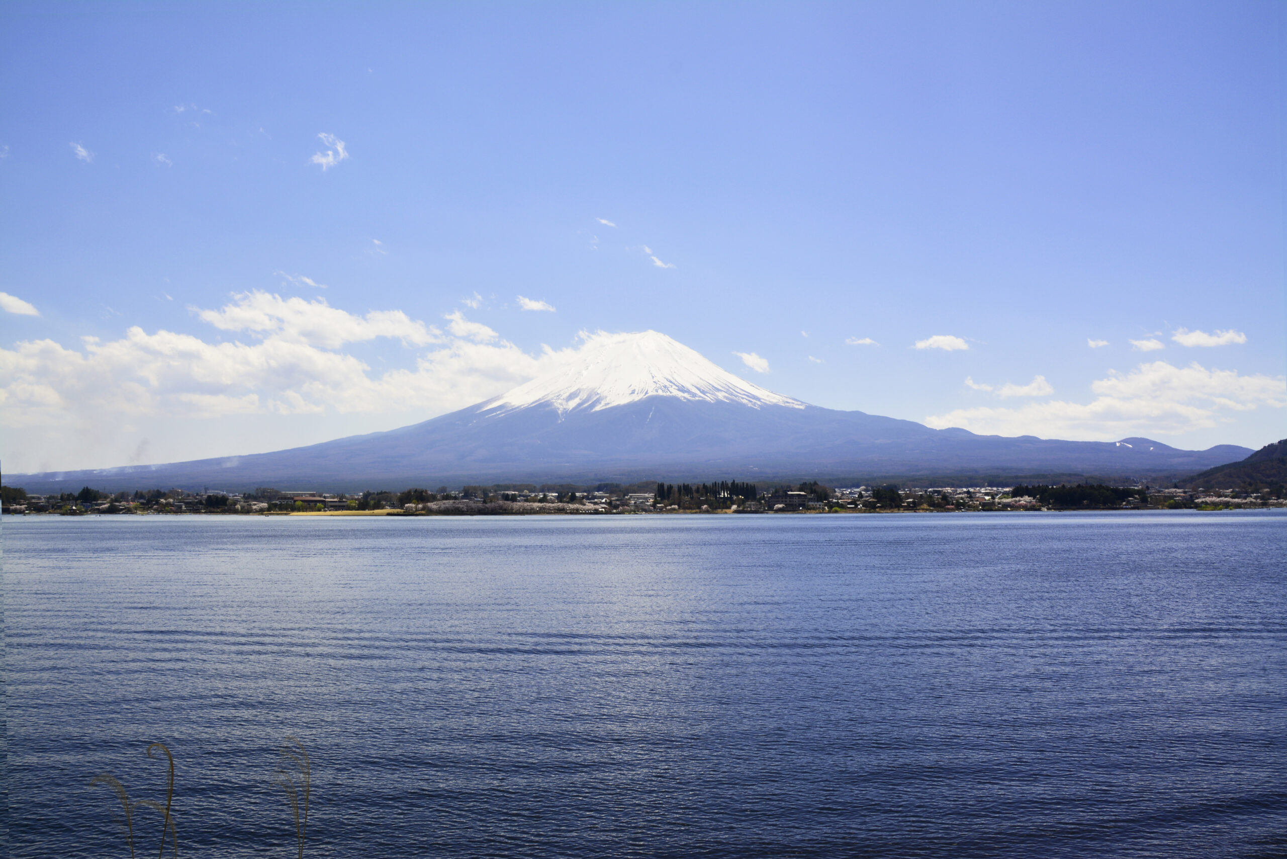 Mt. Fuji with lake